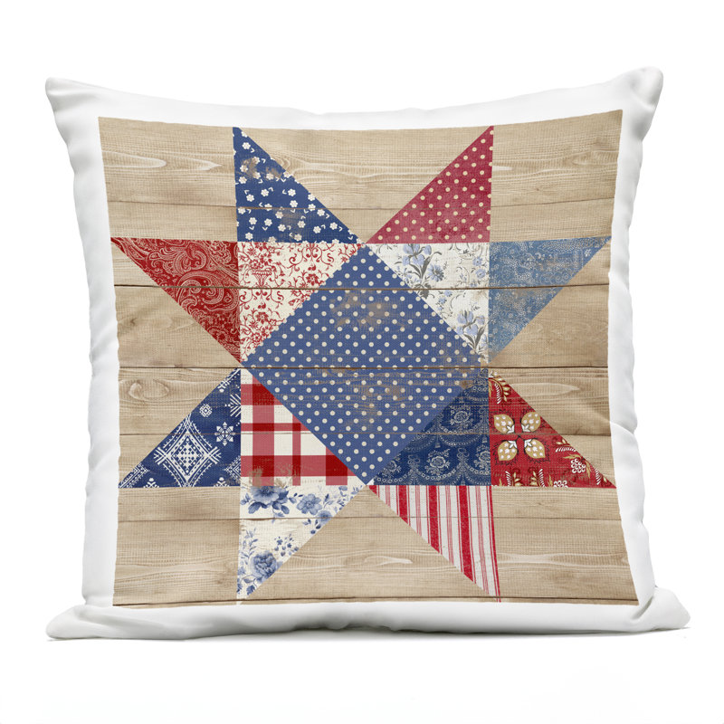 Coussin d'extérieur Rustic Americana