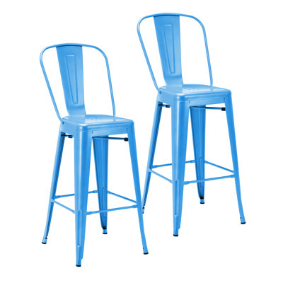 Tabouret de bar galvanisé Iyasia