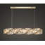 Bernhilde 1 - Modern LED Crystal Twisted Bar Chandelier – Adjustable Silver Ceiling Light-479097374