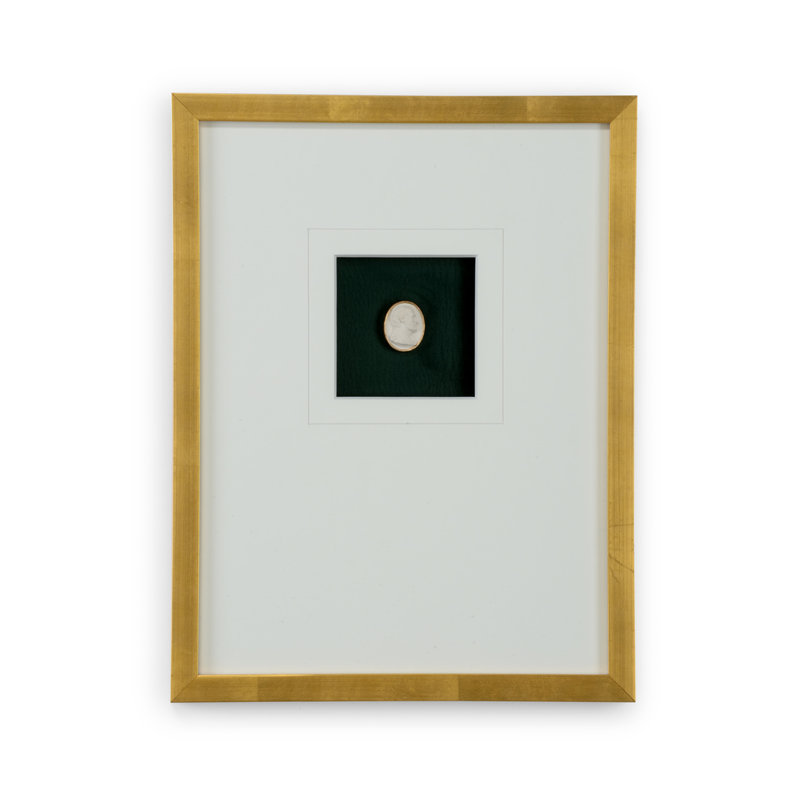 Intaglio In Gold IV Print