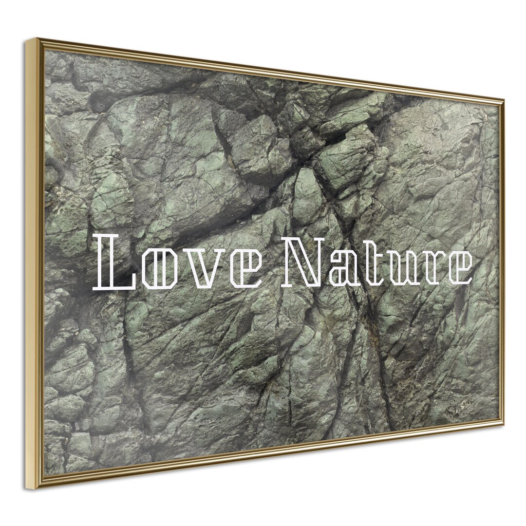 Gerahmtes Poster Nature