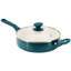 Batterie de cuisine en céramique antiadhésive en aluminium sarcelle 10 pièces Spice By Tia Mowry