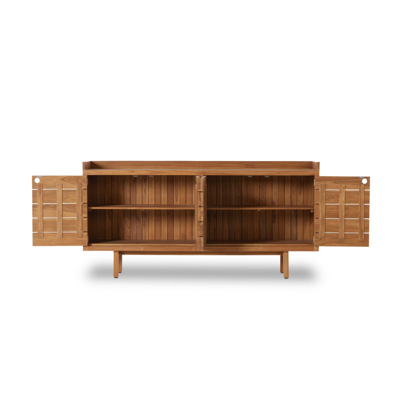 Snedeker 70'' Sideboard, Natural Teak