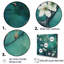 Emerald Cherry Blossoms Symphony II - Art mural de salon avec fleurs de cerisier-429003509-429003502