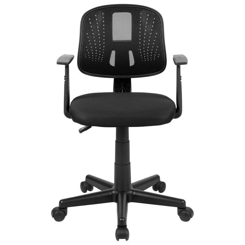 Chaise de bureau Meridian, Noir, Oui