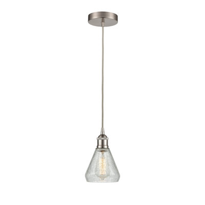 Luminaire suspendu conique à 1 lumière Petronille