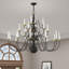 Lustre 22 lumières de style bougie Ricards