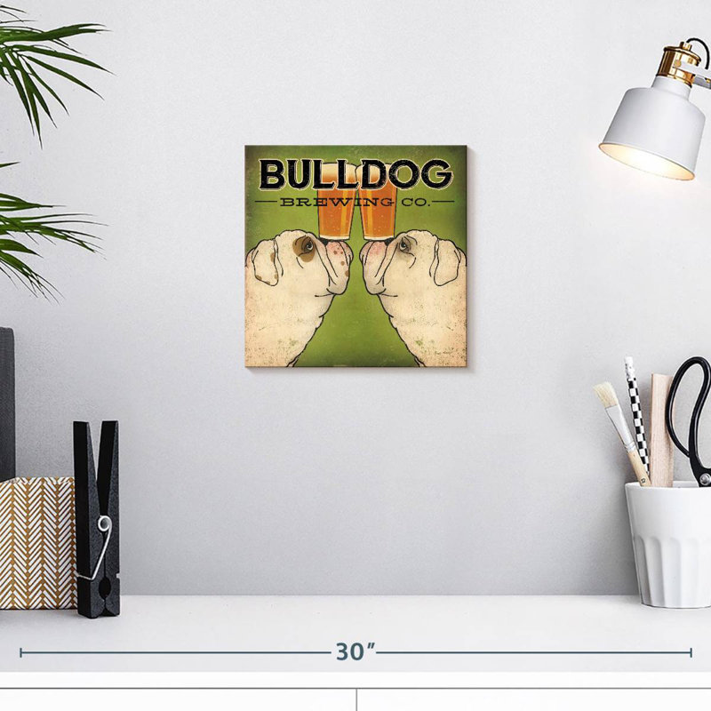 Bulldog Brewing, H 10 po x l 10 po