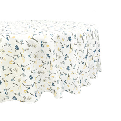 Lenox Wildflowers All-Over 70" Round Tablecloth
