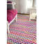 Tapis bleu / crème / multicolore en chiffon fabriqué à la main par Christiansen-1787851518