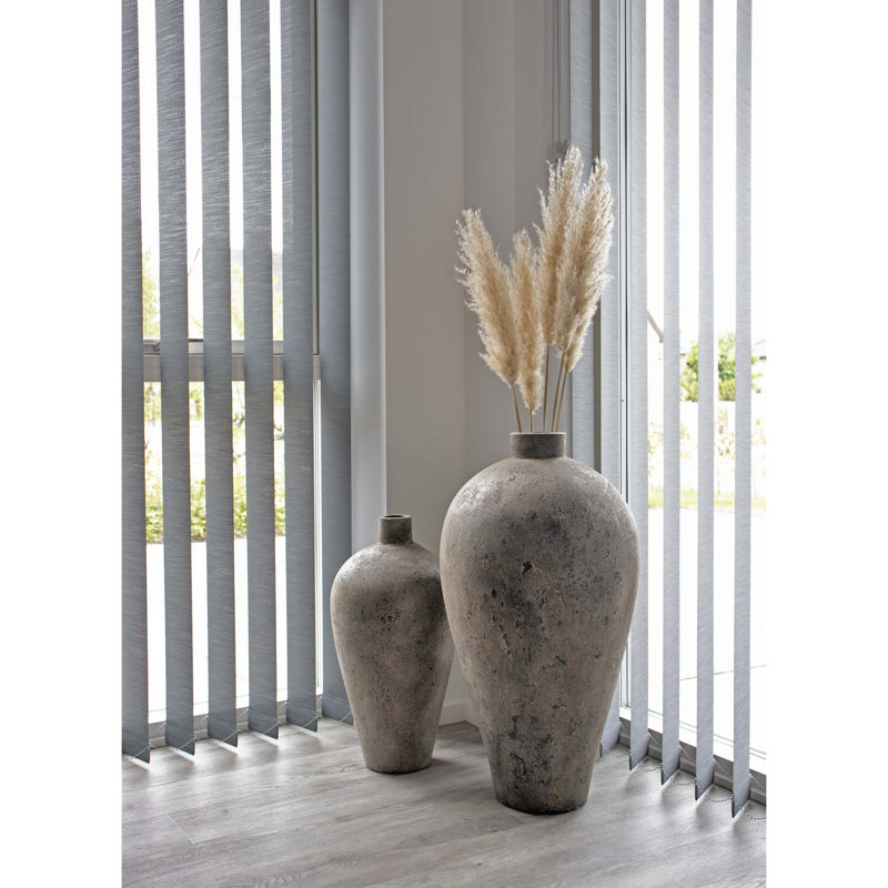 Hoytt Terracotta Floor Vase, 80cm H x 40cm W x 40cm D
