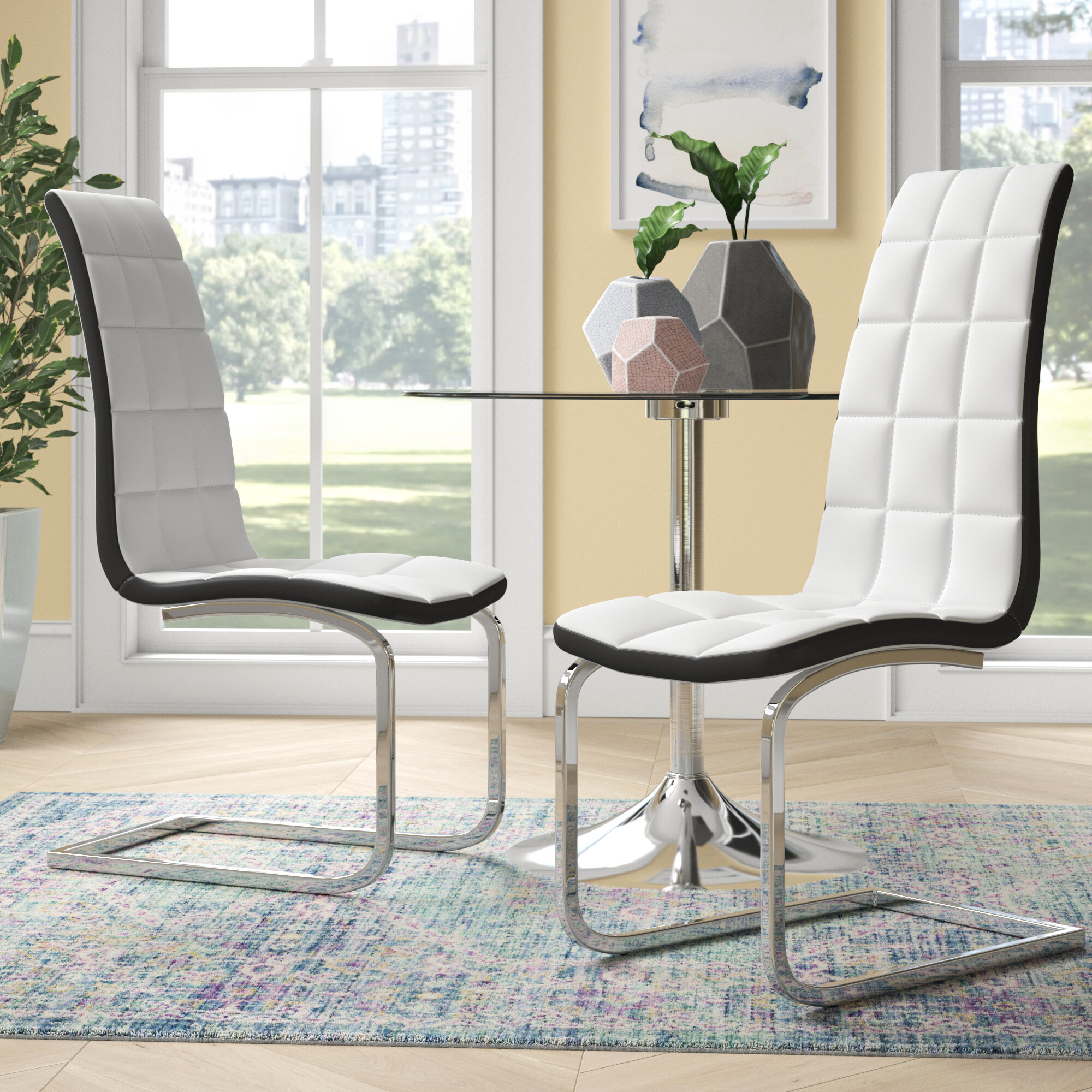 Mickelson upholstered deals dining chair