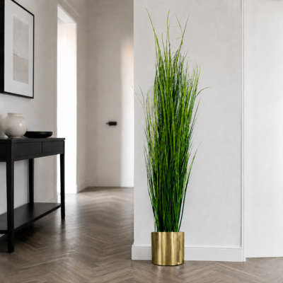 130cm Faux Plant in Metal Planter