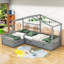 Lit plateforme simple avec 3 tiroirs Carnstroan-876883084