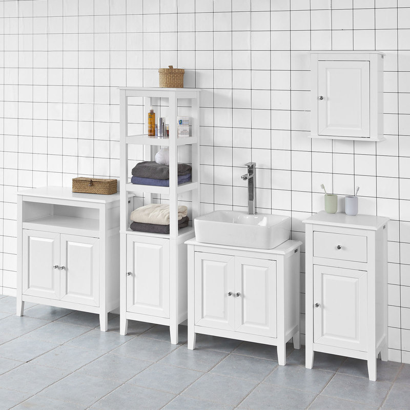 Fynn Bathroom Cabinet, White