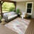 Machine Washable Indoor/Outdoor London ACN2258 Swirls Rug-734126372