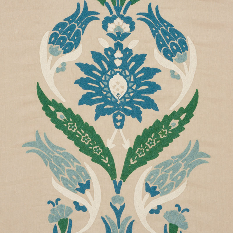 Tissu de broderie Anagada, Paon