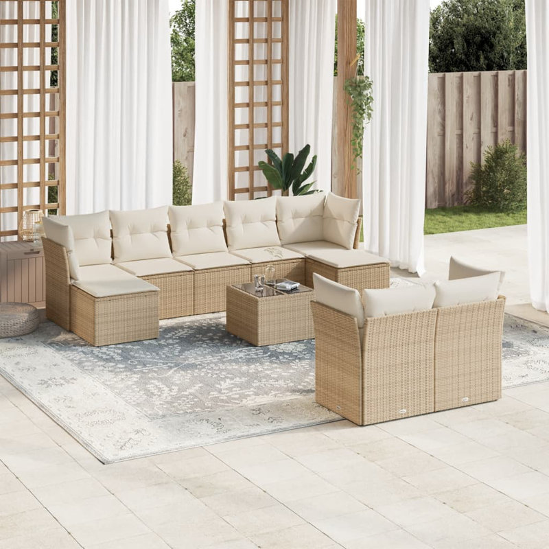 Ensemble de canapé de jardin Vidaxl