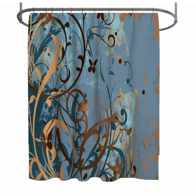 Hillory Shower Curtain, 73" H x 70" W