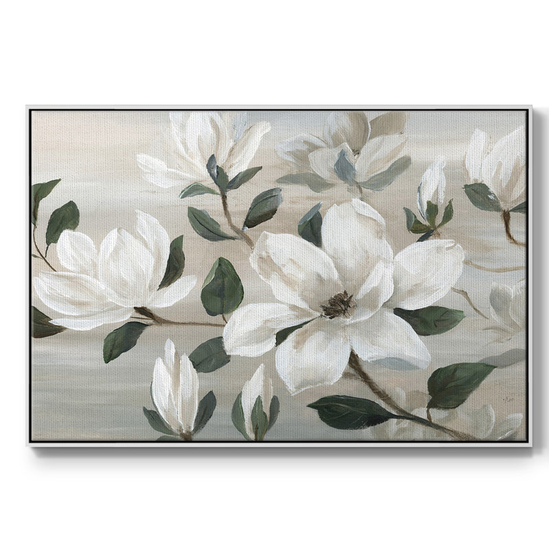 " Southern Charm ", 17" H x 25" W x 2" D, White