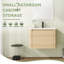 Meuble-lavabo simple 28 po avec comptoir en céramique et portes à fermeture en douceur 28 po-1181958567
