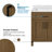 Tahoe 48 in. Almond Latte Double Sink Bathroom Vanity, Engineered Stone Top with Backsplash, Matte B-1056520985-1056520984-1056520987