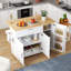 Wood Kitchen Island-1126771669