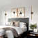 28.3" Rechargeable Wall Sconces with Remote Control, Dimmable LED Wall Sconces, 350°Rotate (Set of 2)