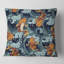 Carré, poisson koi japonais - Coussin décoratif imprimé nautique et côtier-60158251
