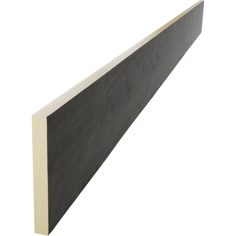 Planche de poutre en faux bois Endurathane, H 6 po x l 96 po x P 1 po, Coquillage