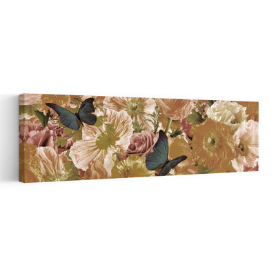 Summer Breeze Sepia by Sue Skellern - Wrapped Canvas Panoramic Print