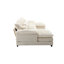 Canapé modulaire en chenille avec design en U confortable et tendance