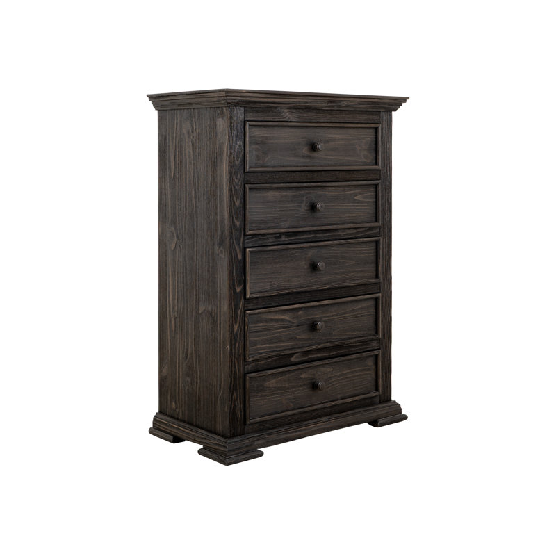 Commode 5 tiroirs Terra Dark