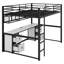 Lit mezzanine double avec tiroirs Alekzander Kids-24646859