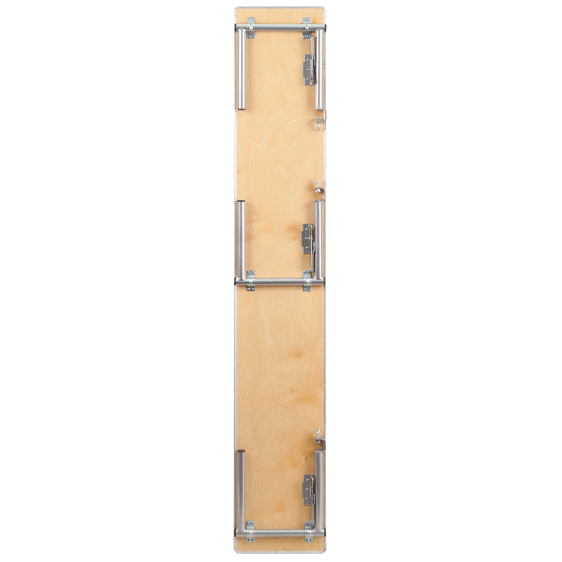 Brandl Birchwood Bar Top Riser with Folding Silver Legs