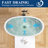 Forma 55'' Freestanding Tub Solid Surface Freestanding Soaking Bathtub-102094217