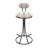 Upholstered Bar Stools Set Of 2 Striped Counter Height Modern Velvet Dining Chairs For Kitchen Island And Living Room-1880833620