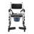 Lockable Rolling Shower Chair With Commode(U-Shape Seat)
