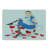 Ambesonne Alice in Wonderland Cutting Board Large Size Lady with Tea Multicolor