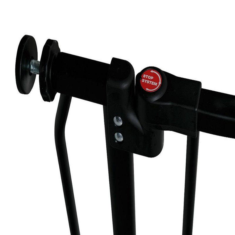 Davalos Safety Gate, Matt Black, 80cm - 89cm