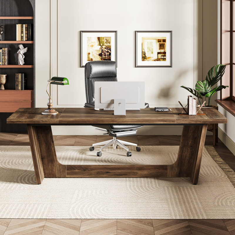 Table de travail 70,9 po, Brun rustique