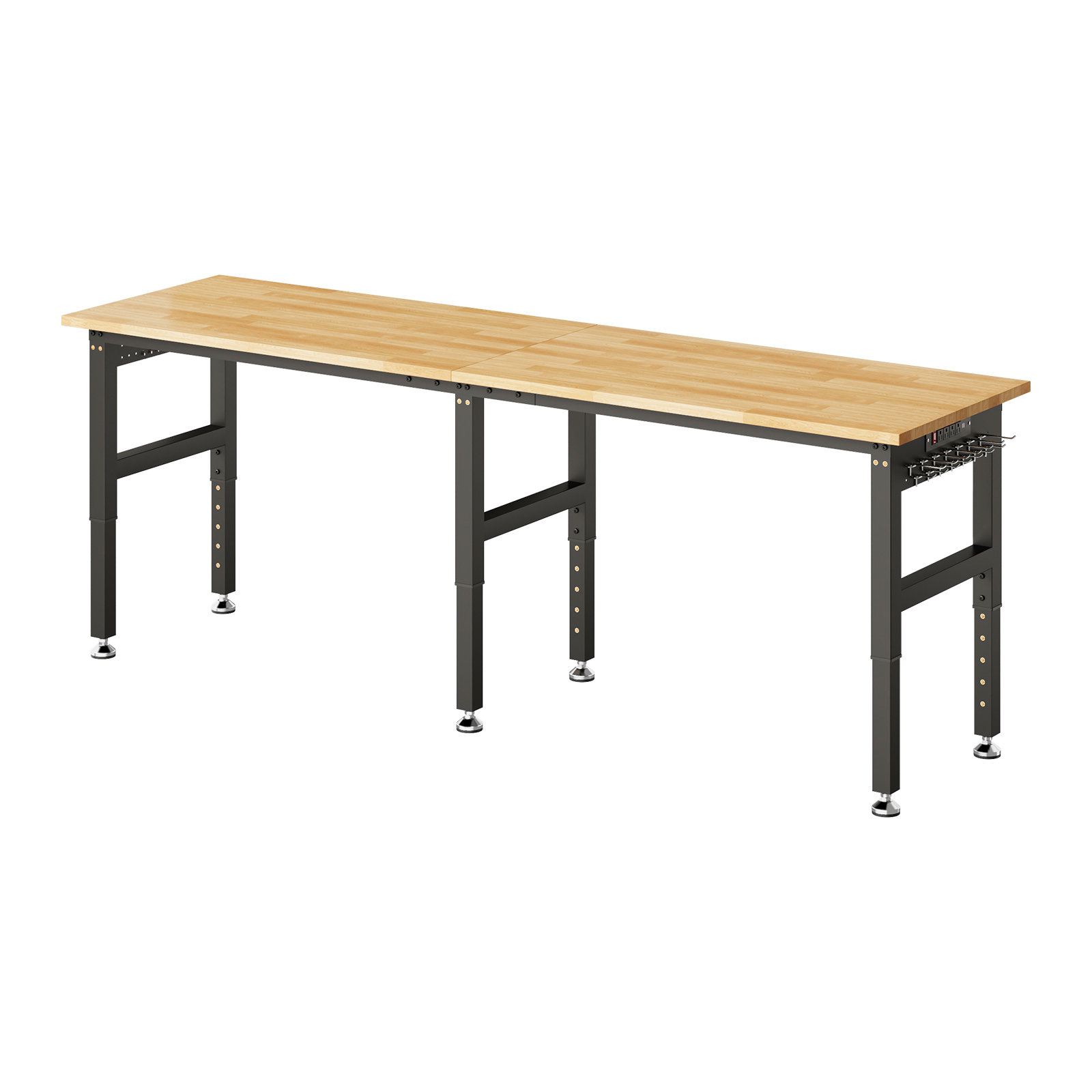 Latitude Run® Adjustable Workbench With Power Outlets, Heavy Duty