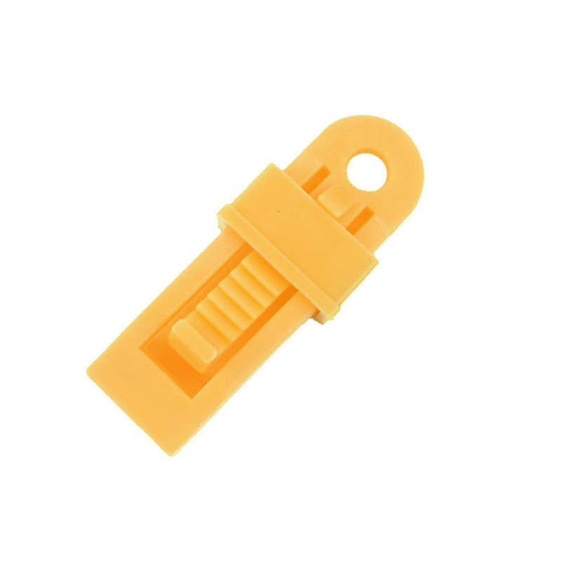 Tarp Clips Auvent verrouillable Pince Snap Hangers Survival, Yellow