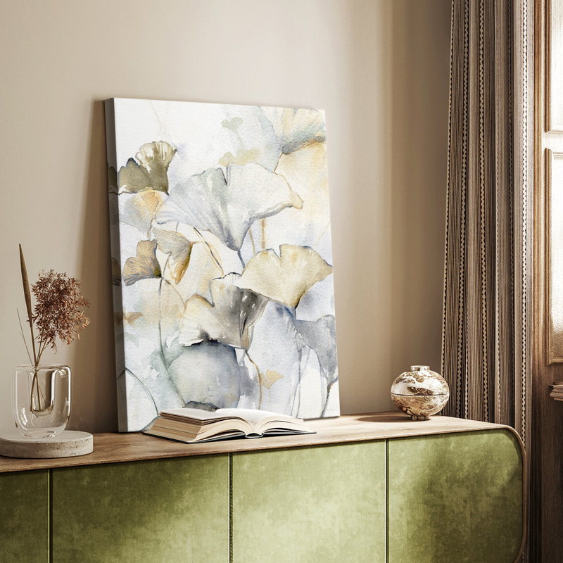 Gracieusement Ginkgo I - galerie Cavas personnalisée, H 27 po x l 18 po