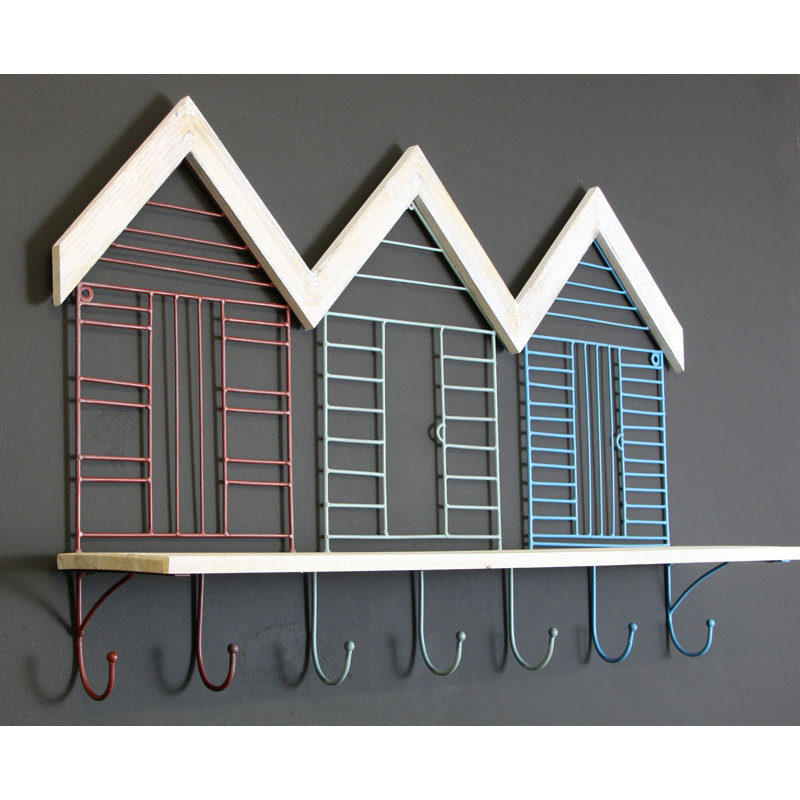Accent Shelf with Hooks