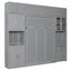 Lit escamotable en MDF pour maison moderne
