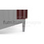 Meuble de rangement d'appoint à deux portes cannelées de 80 cm (31,5 po) avec tablette réglable, fini noir-715877197-715877200