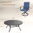 8-Person Outdoor Patio Dining Set With Swivel Chairs-2065651340