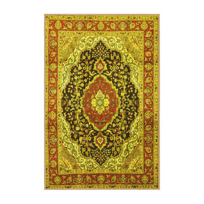 Tapis traditionnels jaunes Traditional 136