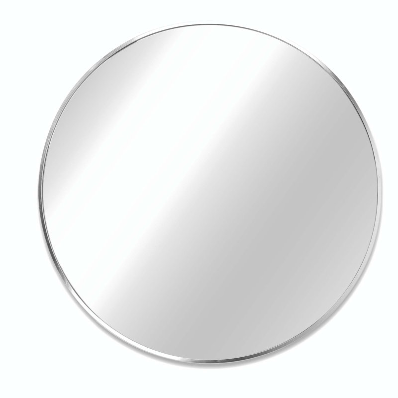Miroir d'appoint Rauch, Argent argent, 32" x 32", Rond